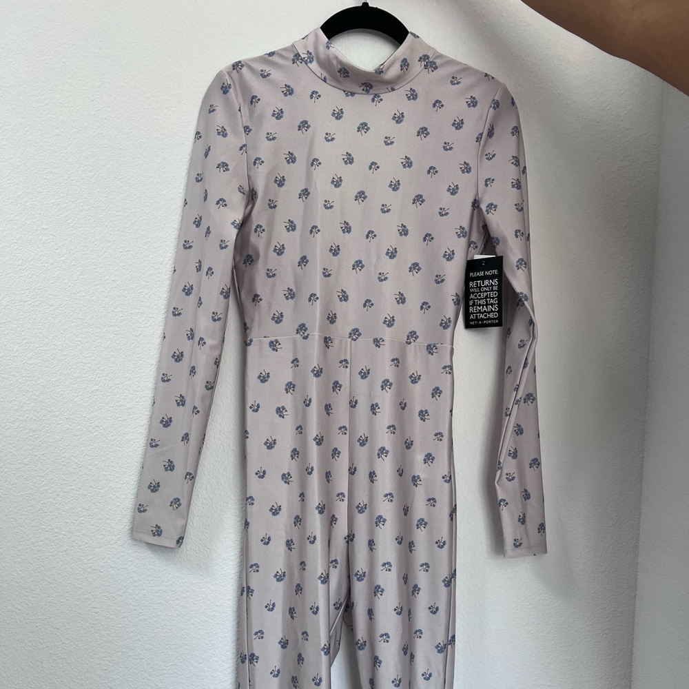 ROTATE BIRGER CHRISTENSEN OPEN BACK DRESS WITH SKIRT